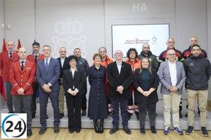 Paiporta rinde homenaje a los servicios de emergencia de Navarra que apoyaron tras la DANA.
