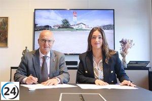 Gobierno de Navarra y Ayuntamiento del Valle de Egüés renuevan el firme de la travesía de Olaz.