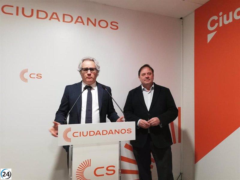 Ciudadanos presenta a Pérez-Nievas, Llorente y García en su lista para el Parlamento de Navarra.