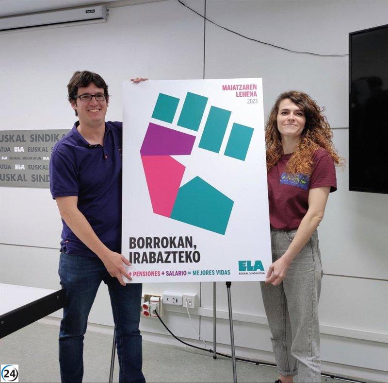 ELA exige mejoras salariales, de pensiones y servicios públicos en el 1º de Mayo.