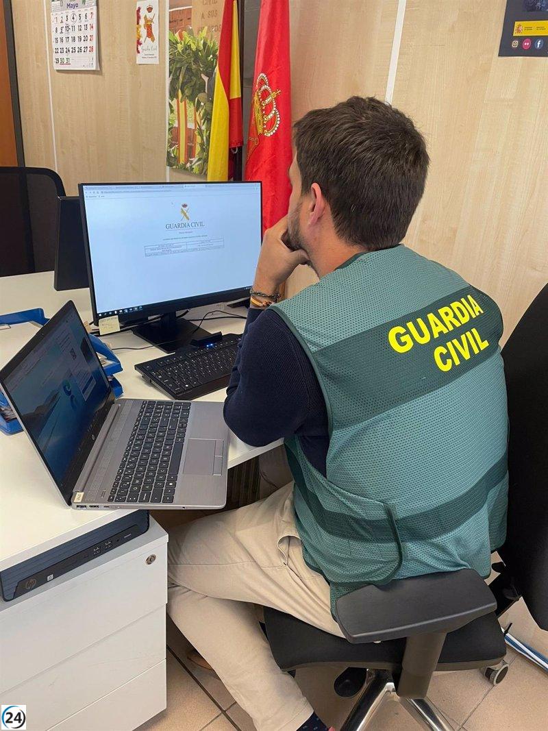 Cuatro sospechosos de 'sextorsión' en Navarra bajo investigación por la Guardia Civil.
