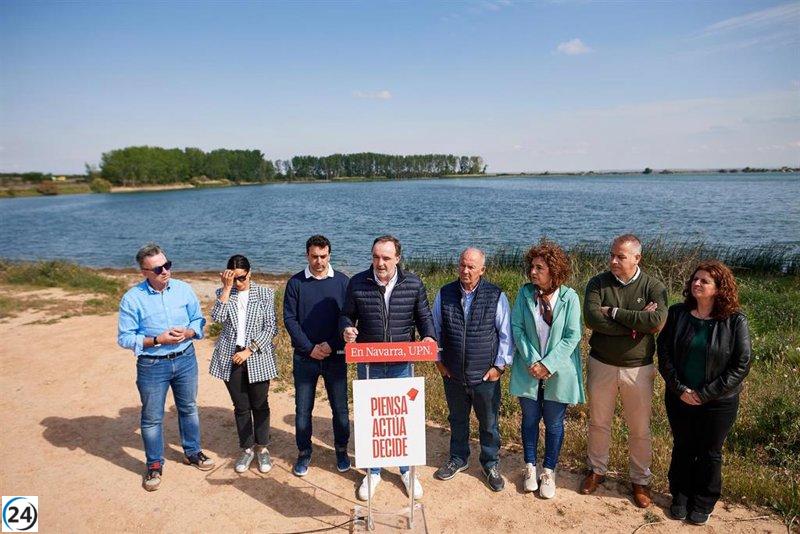 UPN respalda la finalización del Canal de Navarra como prioridad.