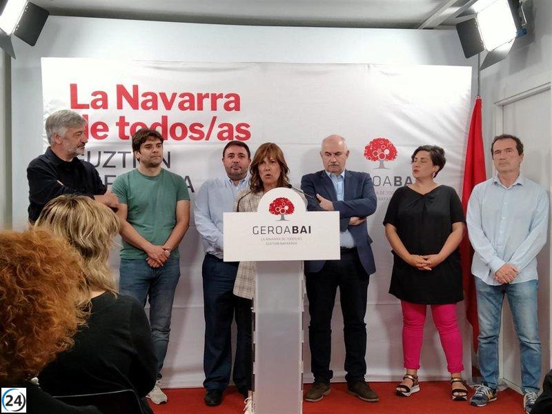 Barkos urge al PSN a definir su postura progresista en Navarra.