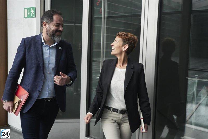 Chivite descarta pactar con EH Bildu para formar gobierno.