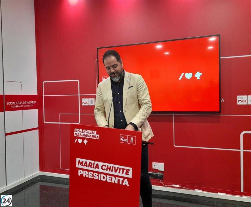 Alzórriz descarta apoyo a Bildu y UPN en elecciones de Pamplona pero se muestra receptivo a otras opciones.