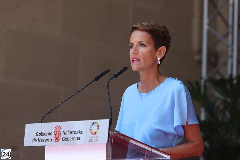 Chivite hace un llamado a la unidad para enfrentar los retos del futuro