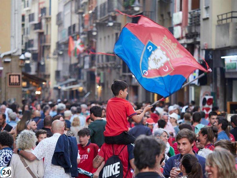 Osasuna encabeza los Sanfermines 2023 con el Chupinazo.
