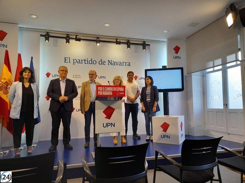 UPN promete defender los intereses de Navarra en las Cortes Generales.
