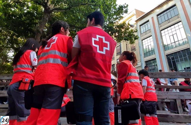 Cruz Roja desplegará 350 voluntarios en los Sanfermines de 2023.