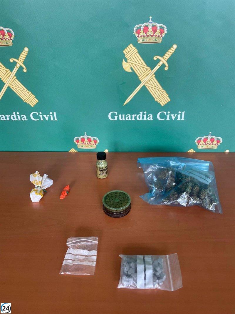 Dos hombres arrestados por tráfico de drogas en control preventivo de San Fermín