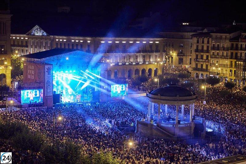 Éxito rotundo en los escenarios de San Fermín con 188.300 asistentes en seis días.