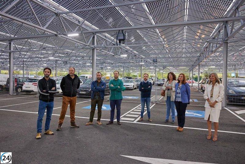 El estacionamiento Cardenal Ilundáin se renueva con más de 2.700 paneles solares