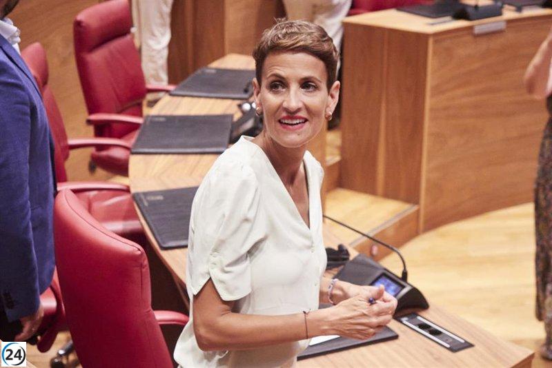 Chivite defiende el buen estado del empleo, a pesar de las incertidumbres internacionales.