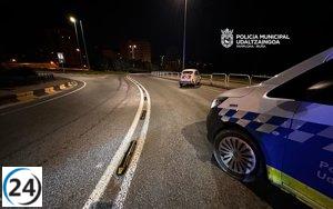 Conductor de 73 años embiste vallas en avenida de Navarra bajo la influencia del alcohol