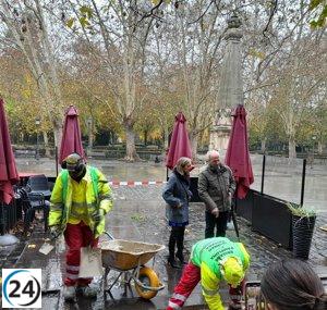 El Ayuntamiento de Pamplona solucionará en una semana reclamos ciudadanos sobre daños mediante la Brigada Municipal