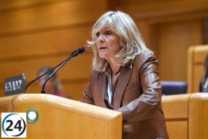 María Caballero (UPN), líder en la Comisión Constitucional del Senado.