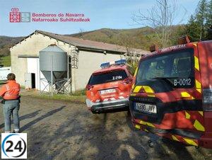 Muere hombre de 74 años por intoxicación en granja de Leitza.