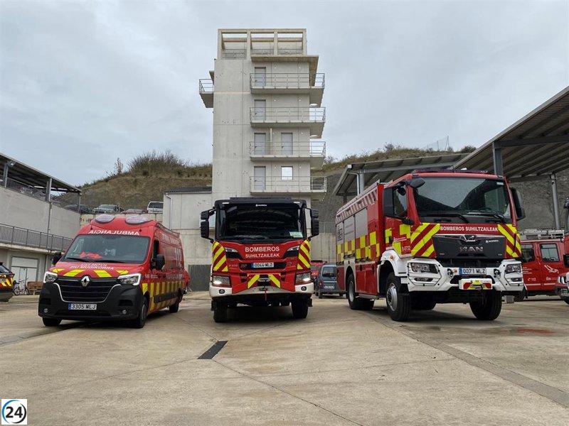 Ampliación de la flota de bomberos: incorporación de tres vehículos valuados en 1,05 millones.