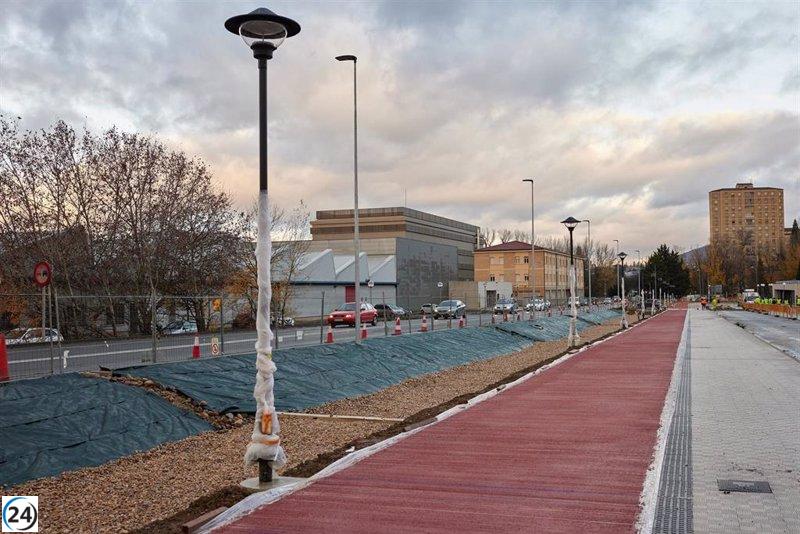 Finalización de las obras para la conexión peatonal y ciclable entre El Sario y el colegio Luis Amigó prevista para finales de año