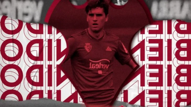 Javier Martínez, la estrella del partido de Osasuna